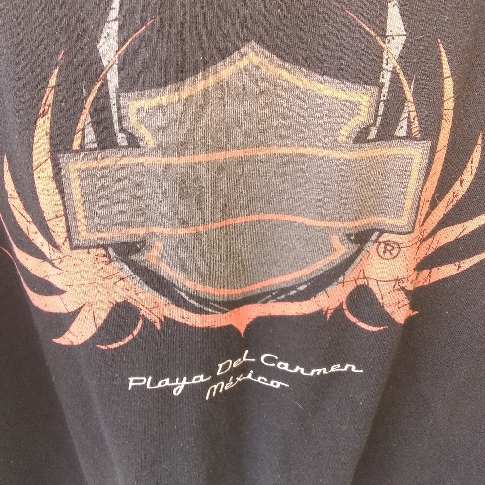 Vtg Harley Davidson tee playa del Carmen sz L - Picture 3 of 5